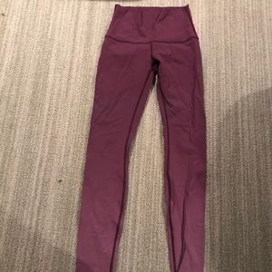 lululemon size 2 ombré purple leggings worn twice